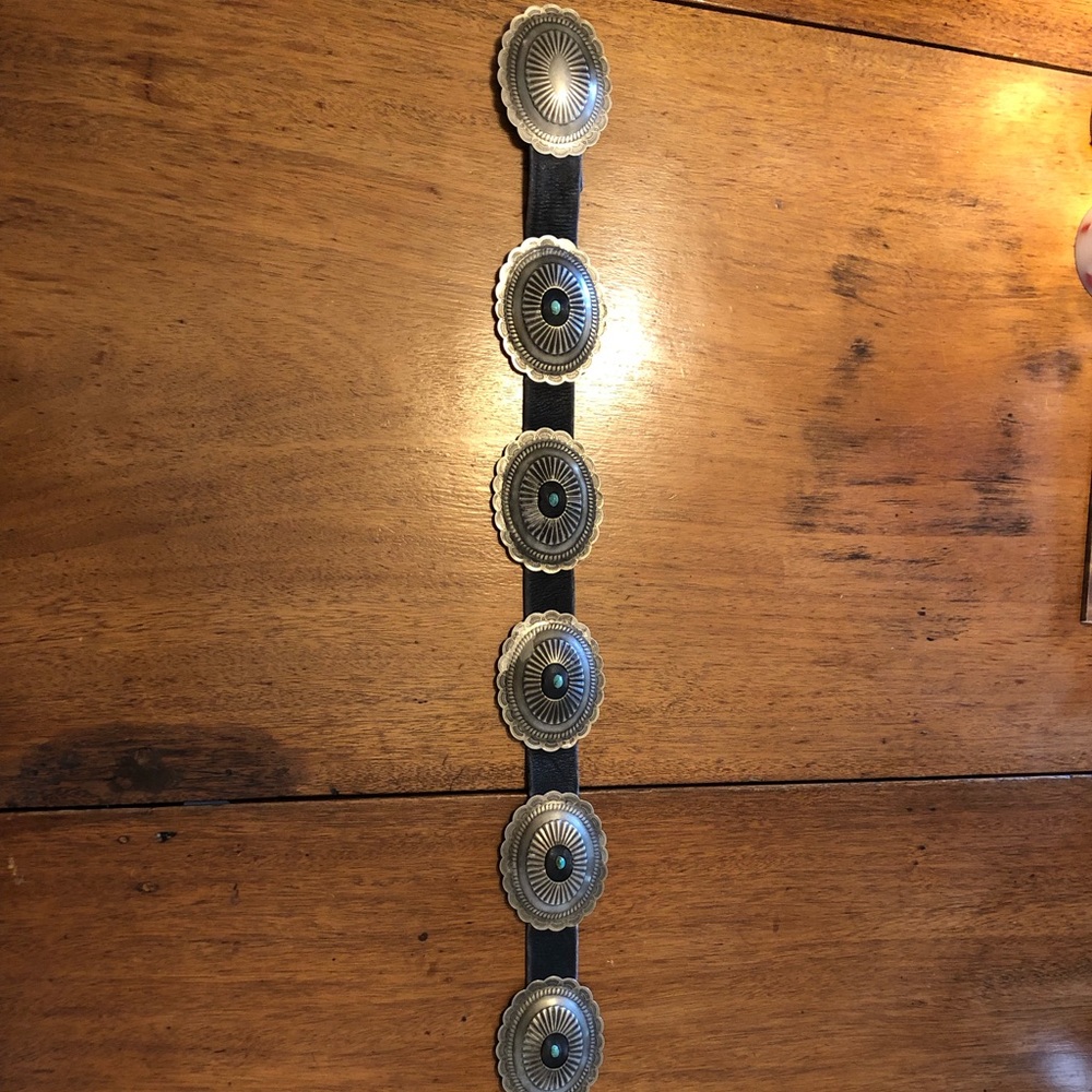 Navajo Silver and Turquoise Belt